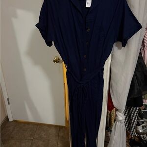 GAP Navy Jumpsuit